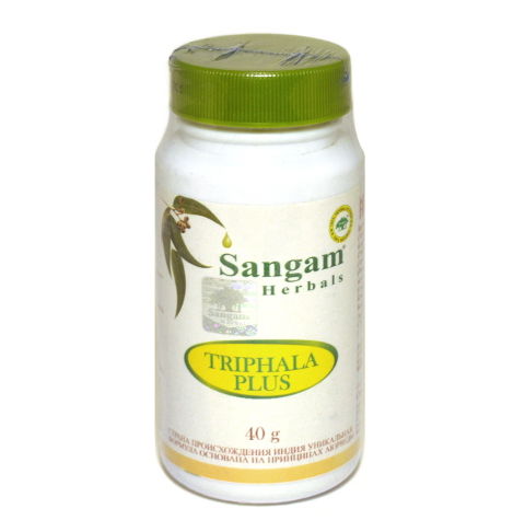 Купить Трифала Плюс Sangam Herbals порошок (40 г) (уценка) в интернет-магазине #store#