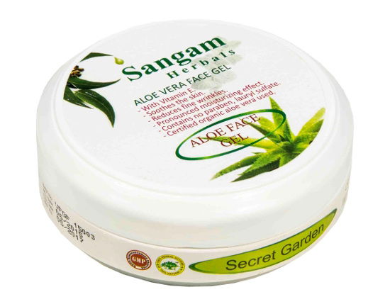 Гель для лица Sangam Herbals Aloe Vera (Secret Garden), 100 г. 