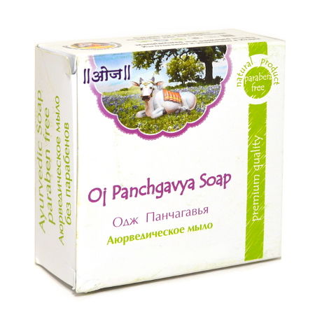 Мыло аюрведическое Панчагавья Oj Panchgavya Soap (100 г). 