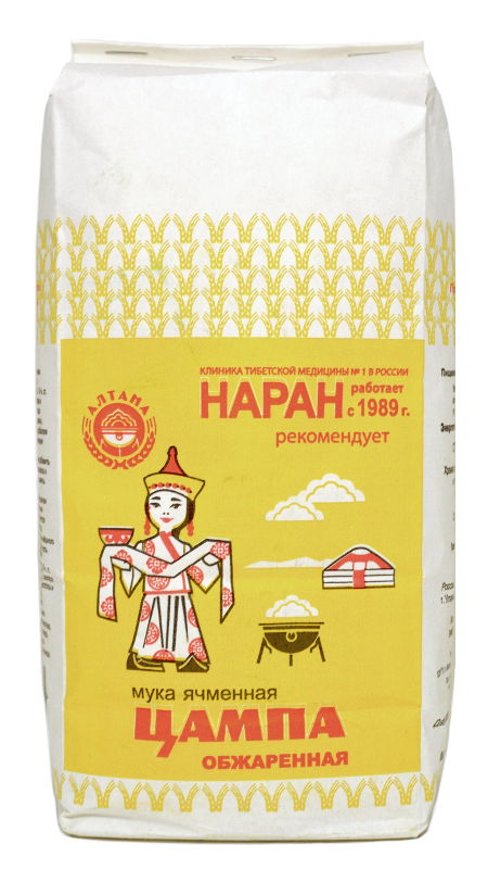 Цампа. Мука ячменная обжаренная (1000 г). 