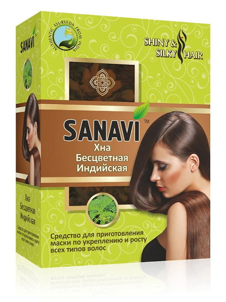 Хна Бесцветная Индийская Sanavi, 100 г. 