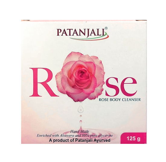 Мыло аюрведическое Patanjali Rose, 125 г. 