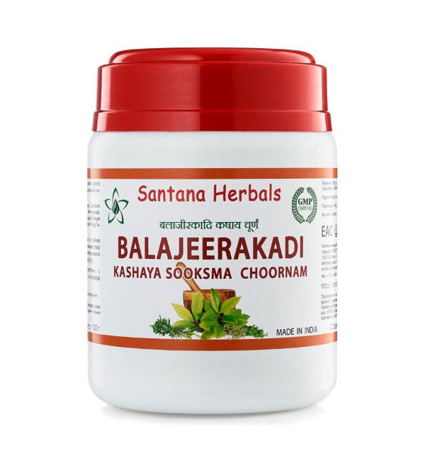 Баладжиракади кашая сукшма чурна Santana Herbals, 100 г. 