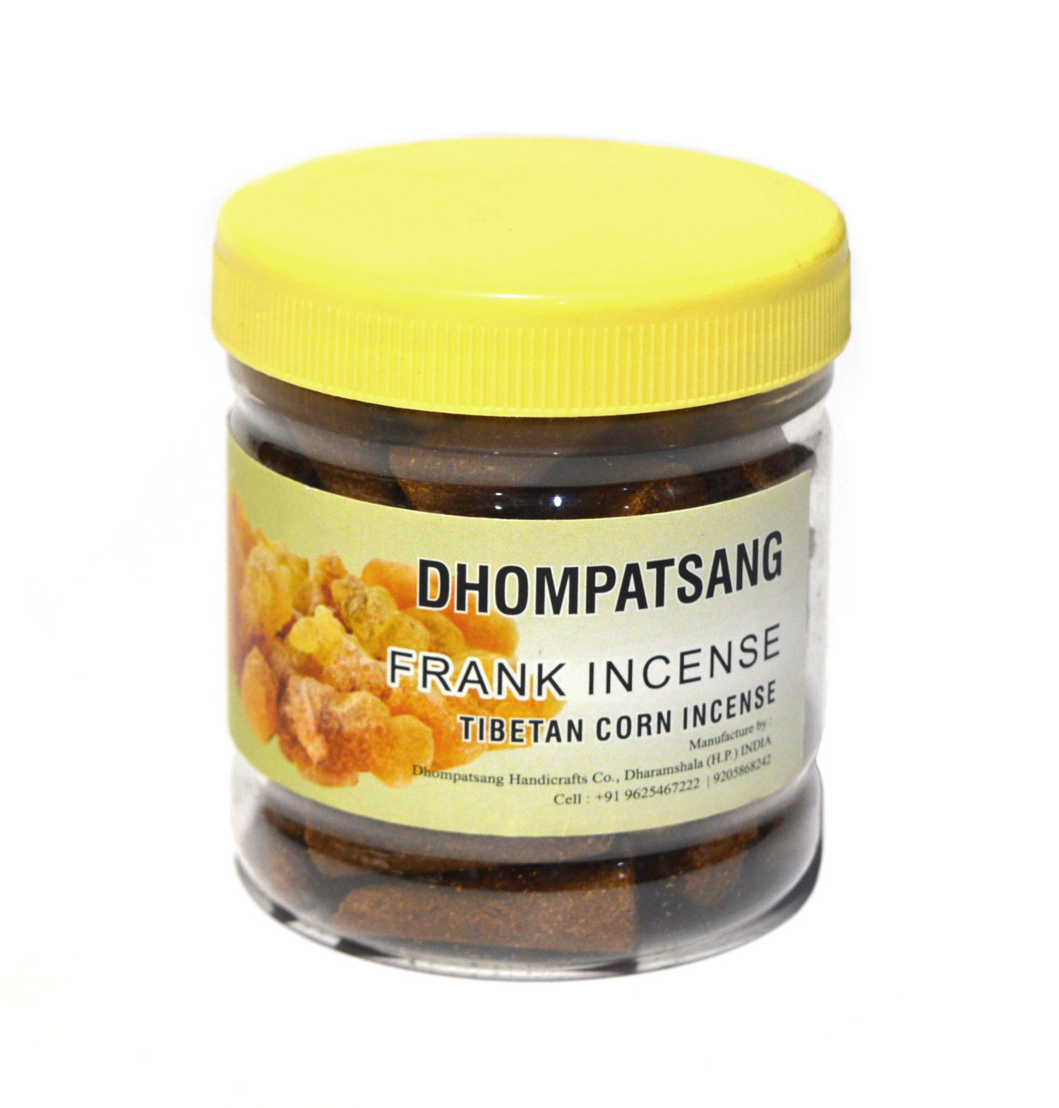 Благовоние конусное Dhompatsang Frank Tibetan Incense, 70 конусов по 3 см. 