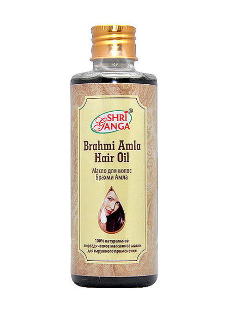 Масло для волос Брахми Амла (Brahmi Amla Hair Oil). 