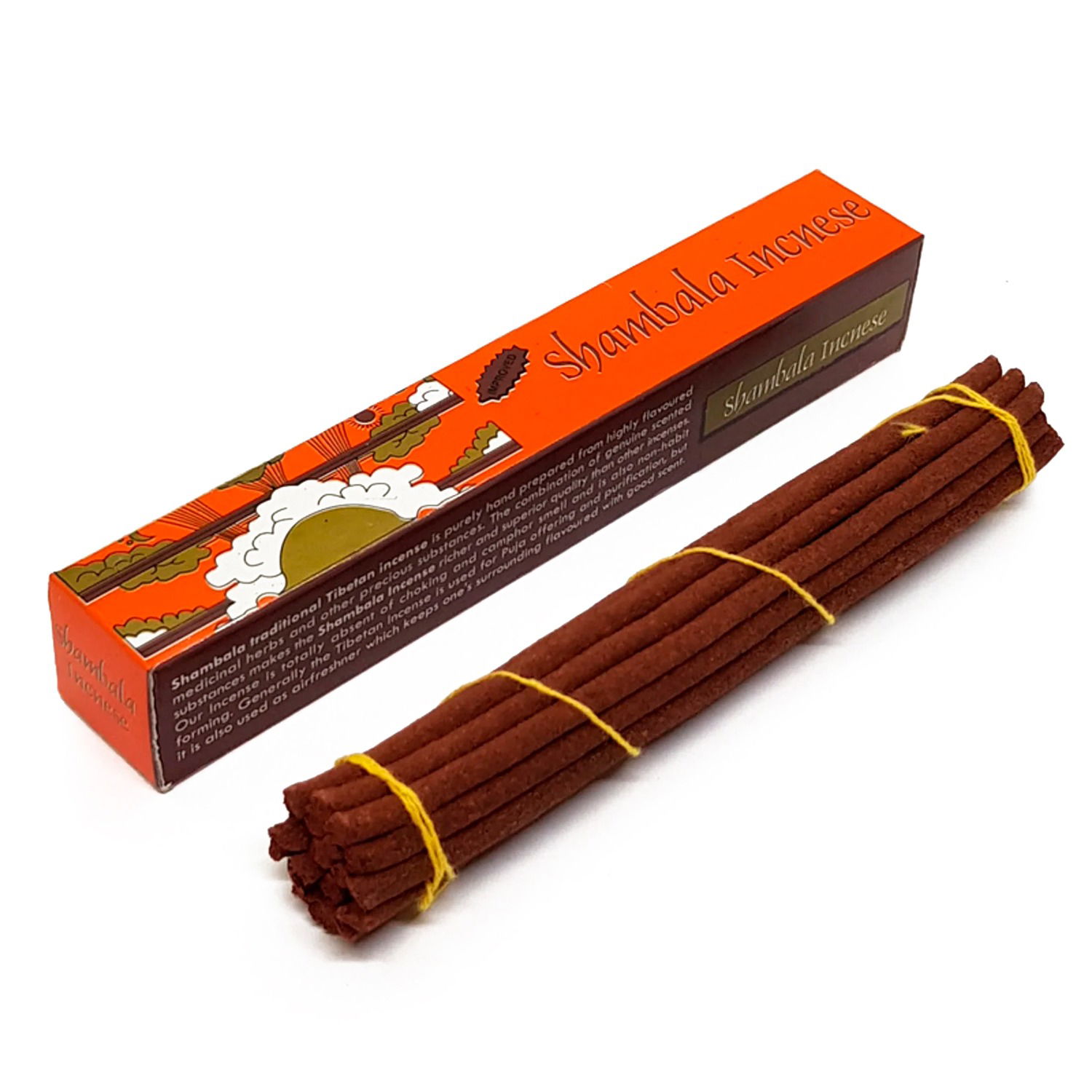 Благовоние Shambala Incense (Шамбала), 24 палочки по 26 см. 