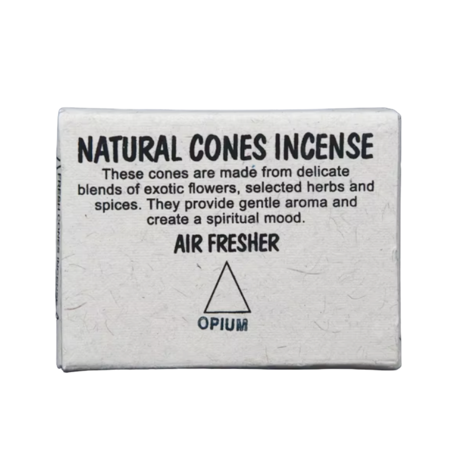 Natural Cones Incense "Opium" (Натуральное конусное благовоние "Опиум"), 25 конусов по 3 см. 