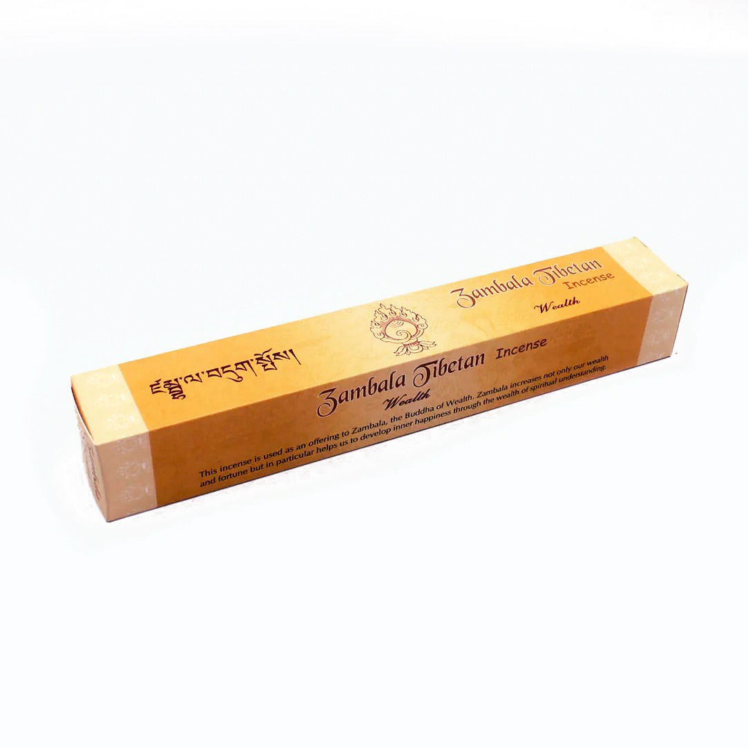 Благовоние Zambala Tibetan Incense (Дзамбала), 32 палочки по 19 см. 