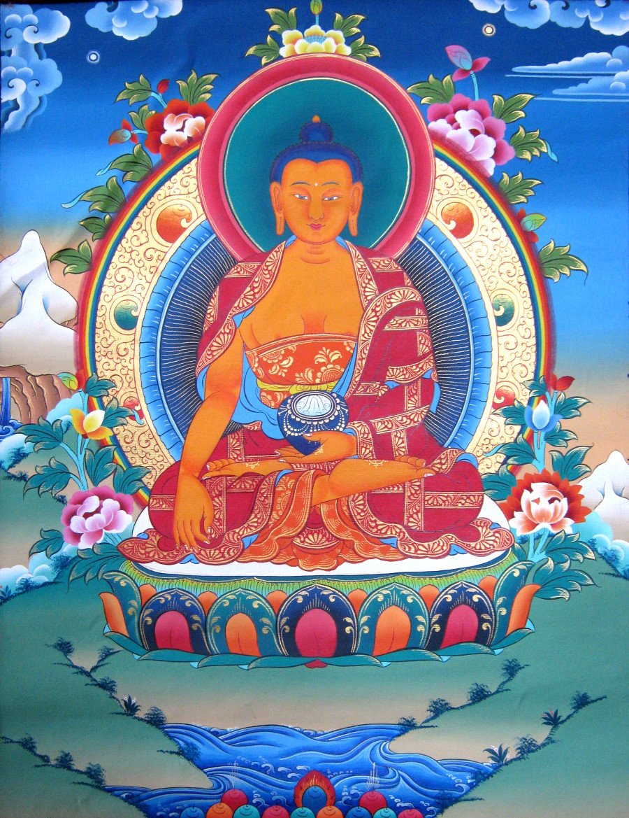 Тханка Будда Шакьямуни