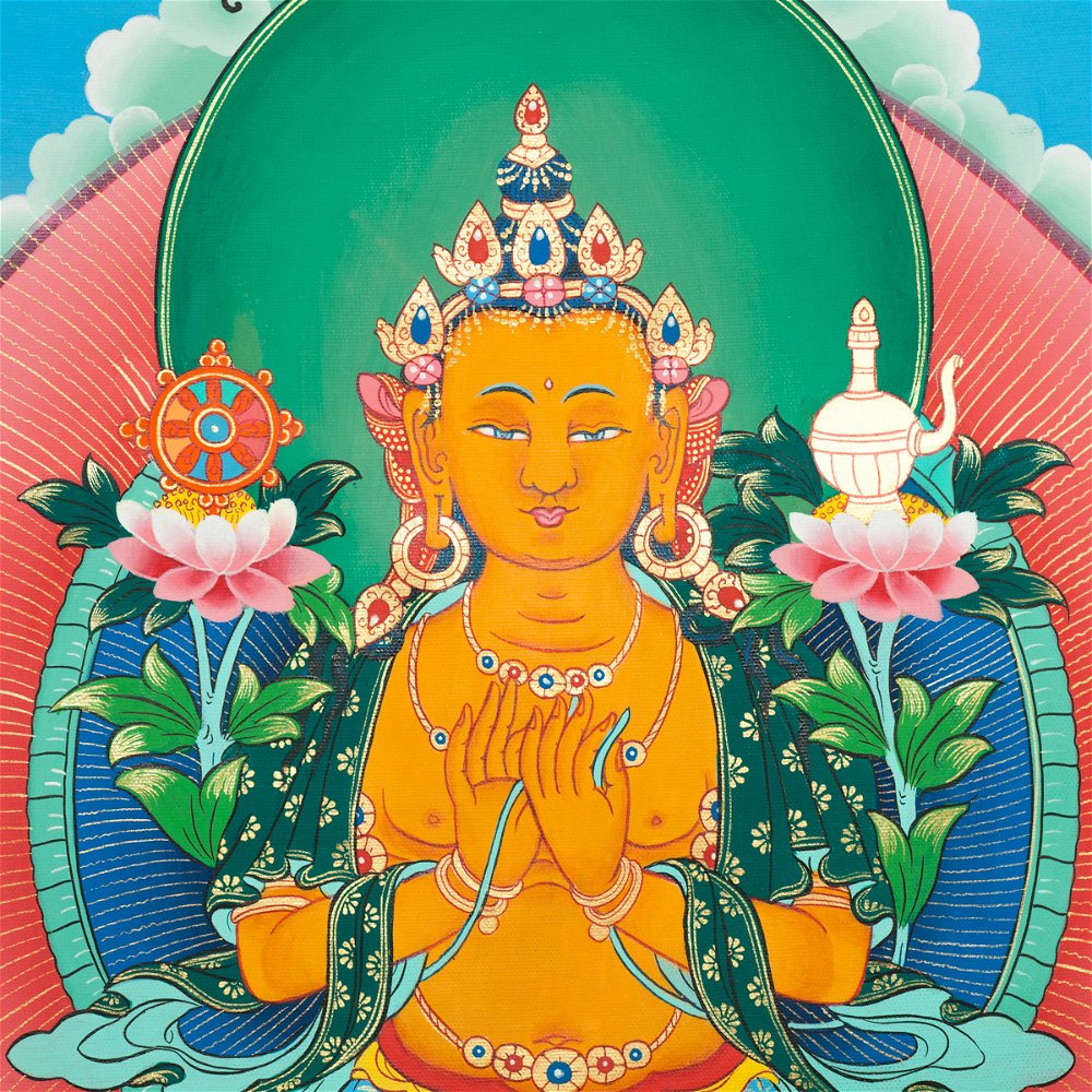 Тханка Будда Майтрейя