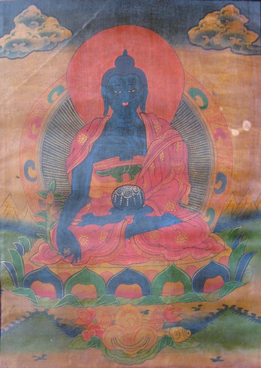 Тханка Будда Медицины
