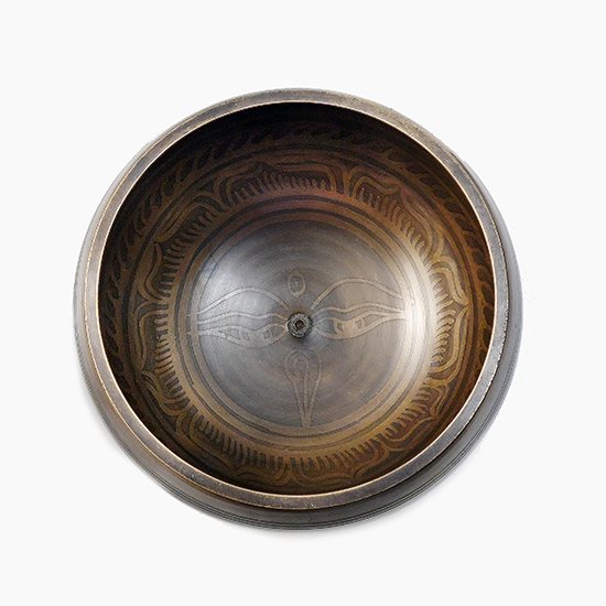 Поющая чаша (темная, диаметр 13,5 см)