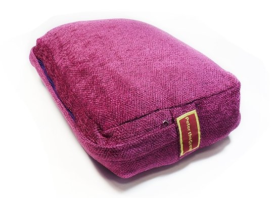 Подушка для медитации (бордовая), 10 x 22 x 30 см