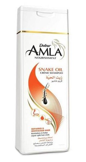 Крем-шампунь Dabur Alma Nourishment Snake Oil (для секущихся и выпадающих волос) 400 мл