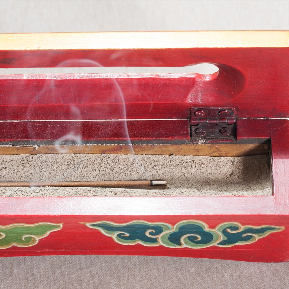 Курительница деревянная (24 см)