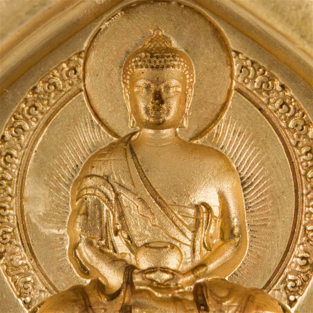 Форма для изготовления ца-ца Будда Амитабха (3,2 x 3,5 см), 3,2 x 3,5 см