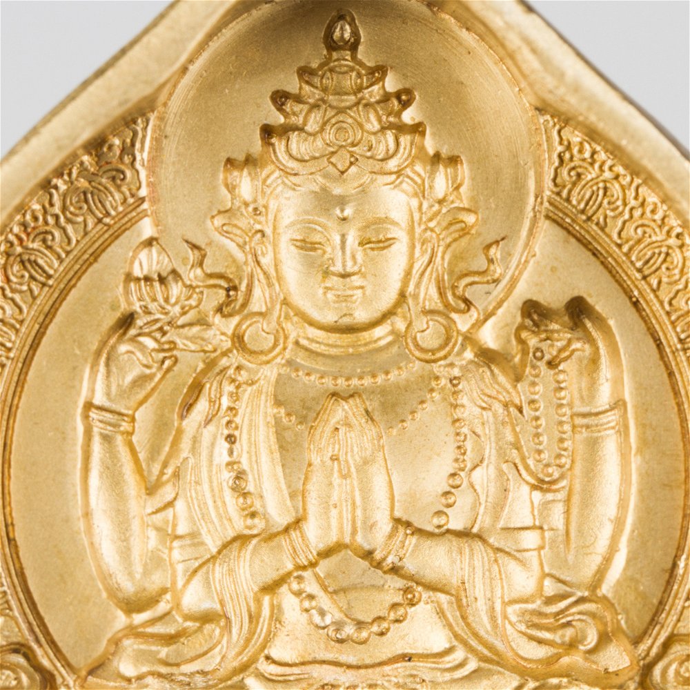 Форма для изготовления ца-ца Авалокитешвара (4,5 x 5,3 см), 4,5 x 5,3 см