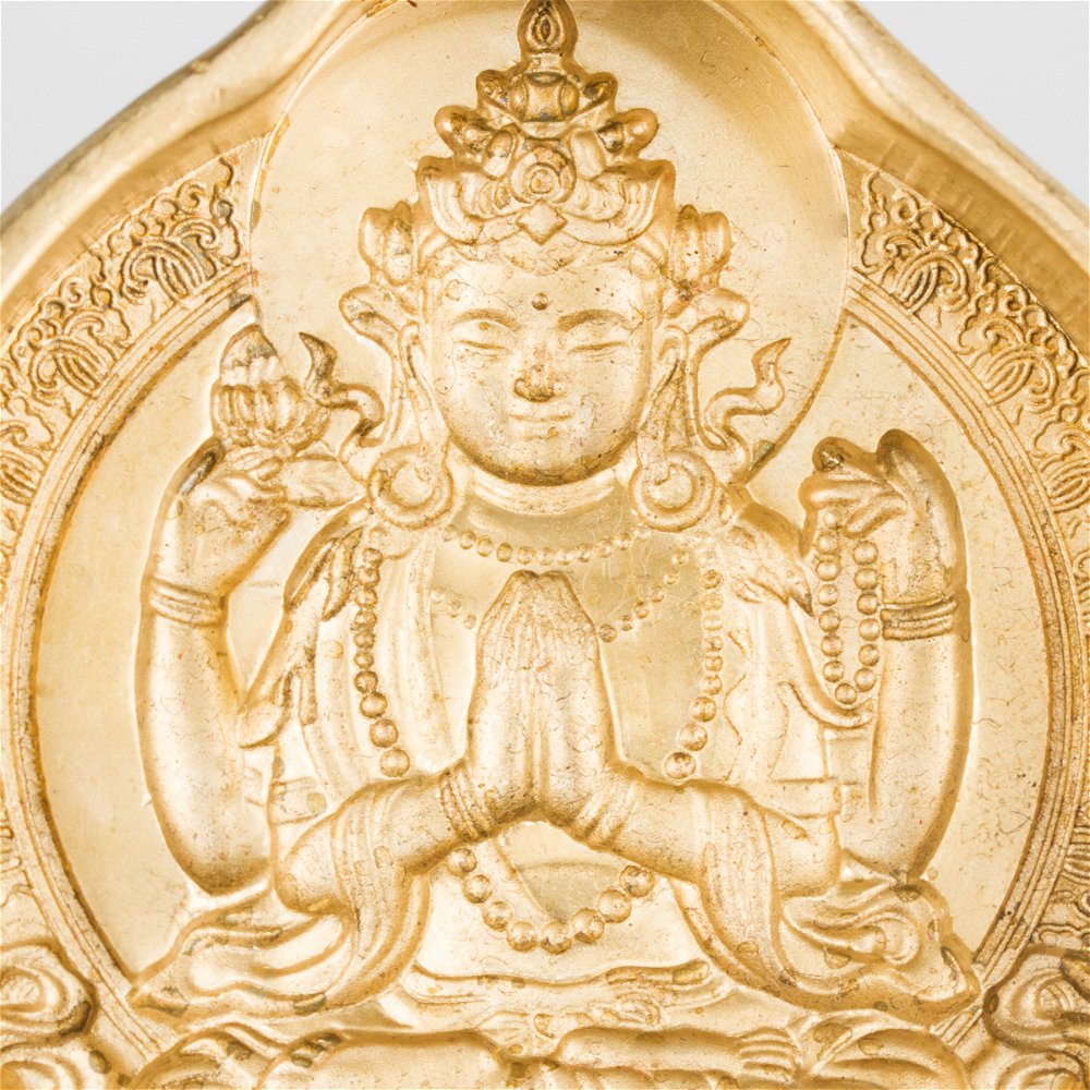 Форма для изготовления ца-ца Авалокитешвара (6,3 x 7,3 см), 6,3 x 7,3 см