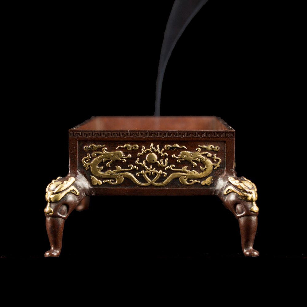 Курительница храмовая металлическая (33 х 12 см)