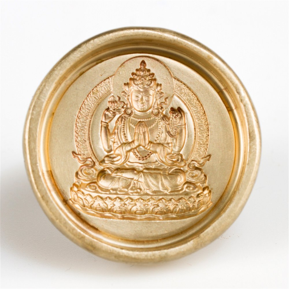 Форма для изготовления ца-ца Авалокитешвара (круглая, 3,6 см)