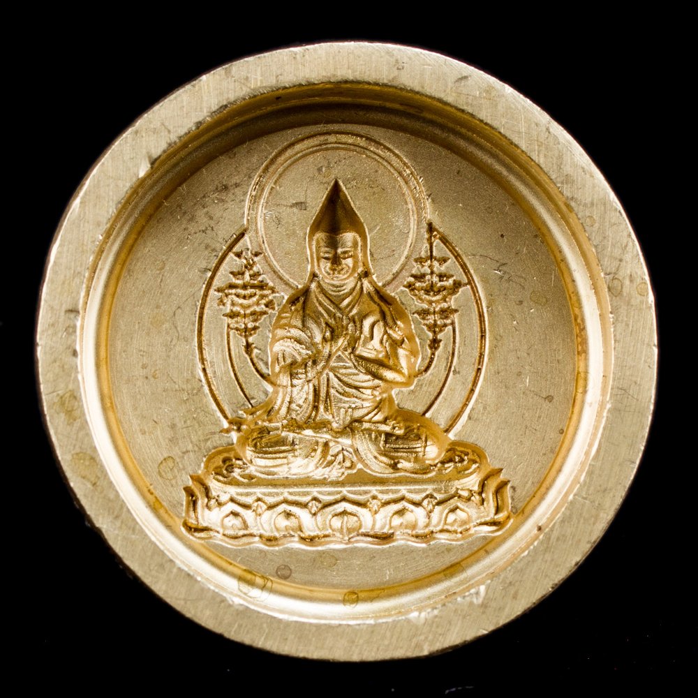 Форма для изготовления ца-ца Лама Цонкапа (круглая, 3,7 см)