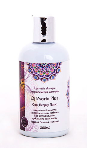 Аюрведический шампунь Одж Псория Плюс (Oj Psoria Plus Shampoo) 200 мл (discounted)