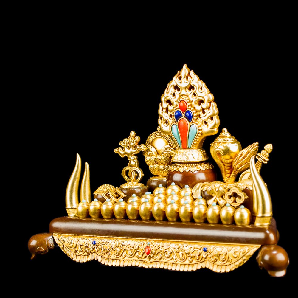 Набор украшений тибетского традиционного буддийского алтаря, 27,5 см