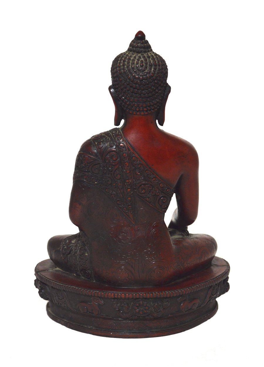 Статуэтка Будды Шакьямуни (бхумиспарша-мудра), композит, 22,5 см