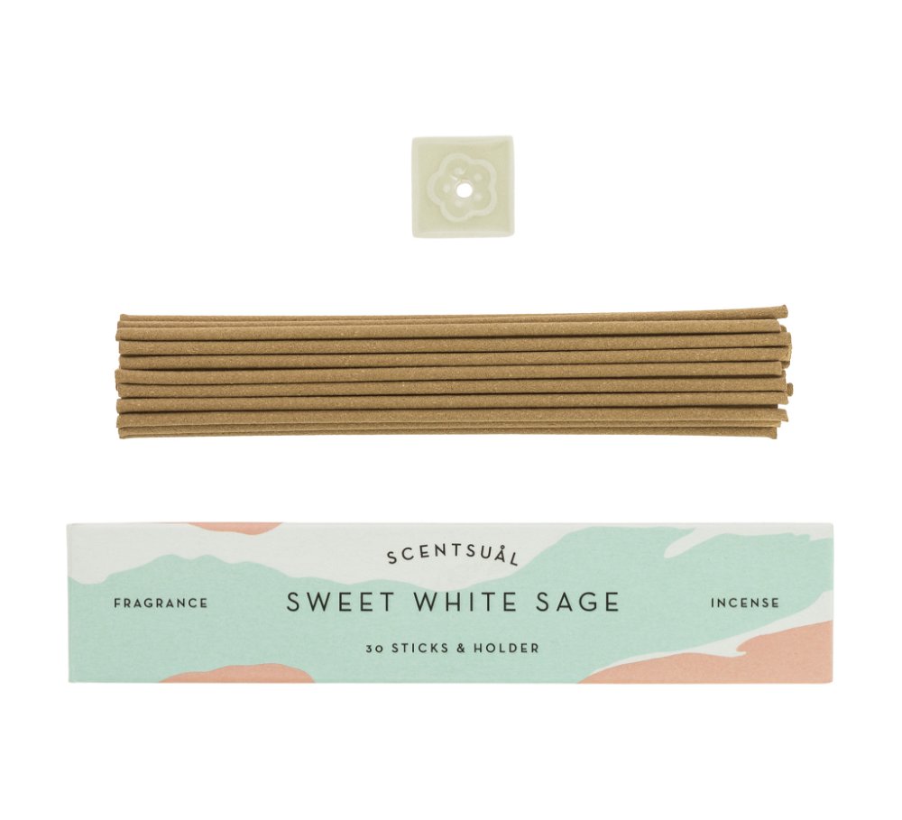 Благовоние Sweet White Sage (белый шалфей, лайм, кедр), 30 палочек по 13,5 см, 30, Sweet White Sage