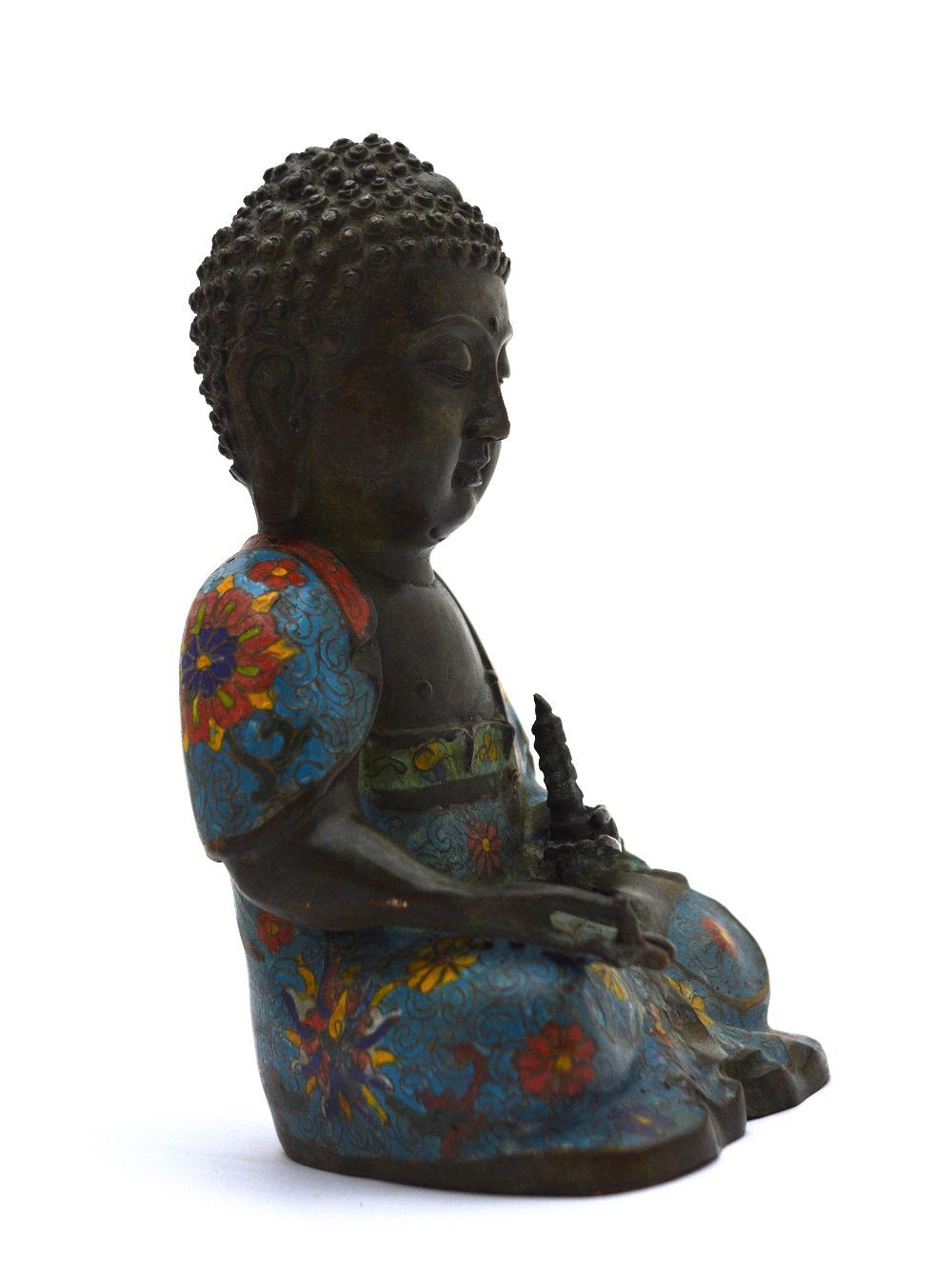 Статуэтка Будда с пагодой, 21 см