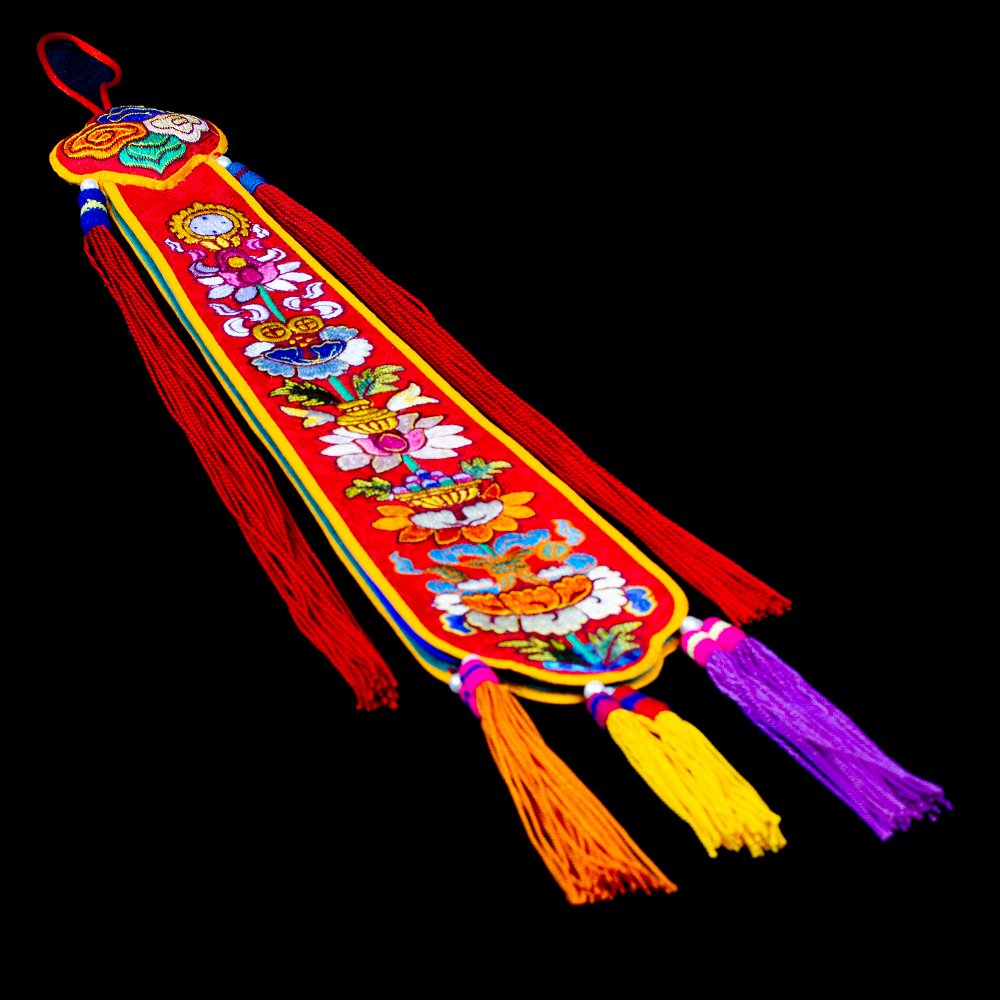 Чопен (chöpen) — галстук для дамару малый (красный), малый , красный