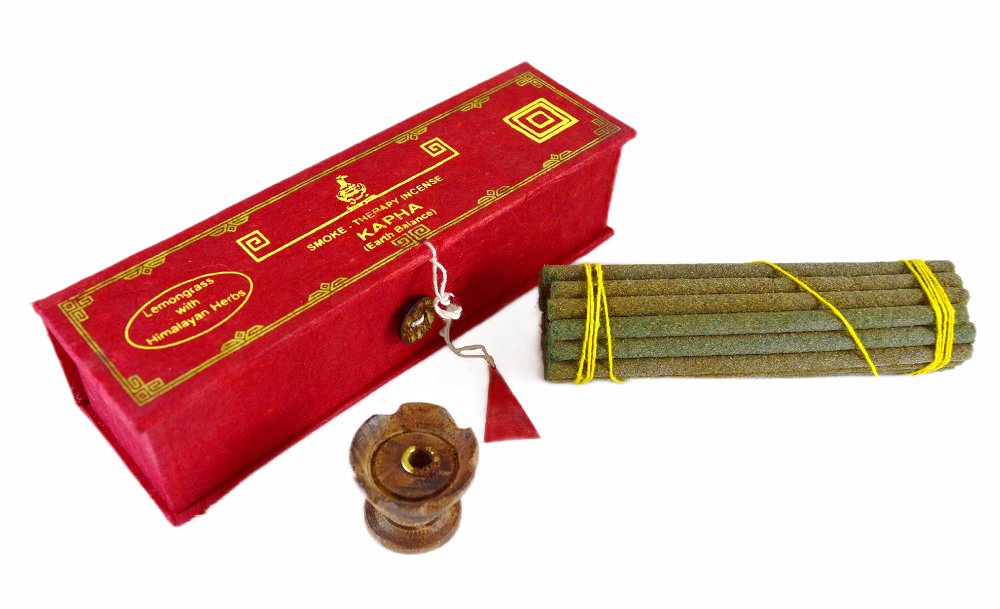 Благовоние Smoke-Therapy Incense Kapha - Earth Balance (Lemongrass and Himalayan Herbs / лемонграсс и гималайские травы), 30 палочек по 10 см, 30, Kapha