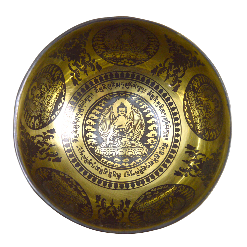 Поющая чаша с Буддой (15 х 7,5 см), с Буддой