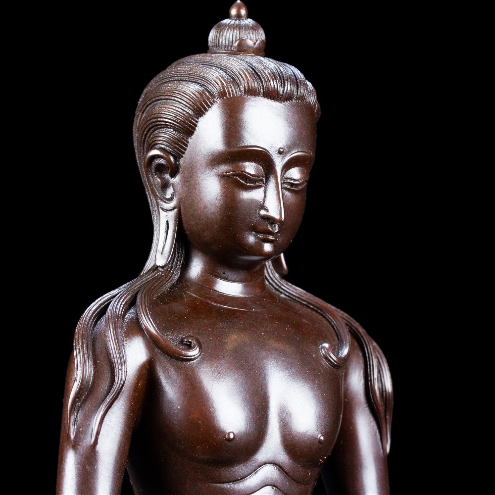 Статуэтка Самантабхадры (Кунту Сангпо, Кунзанг), 15.5 см