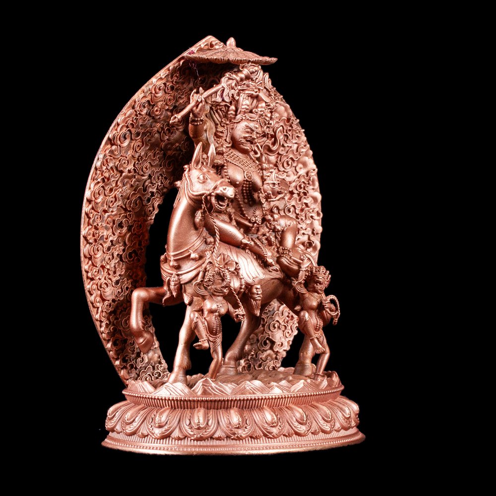Статуэтка "Палден Лхамо", 10 см, бронзовый цвет, Палден Лхамо