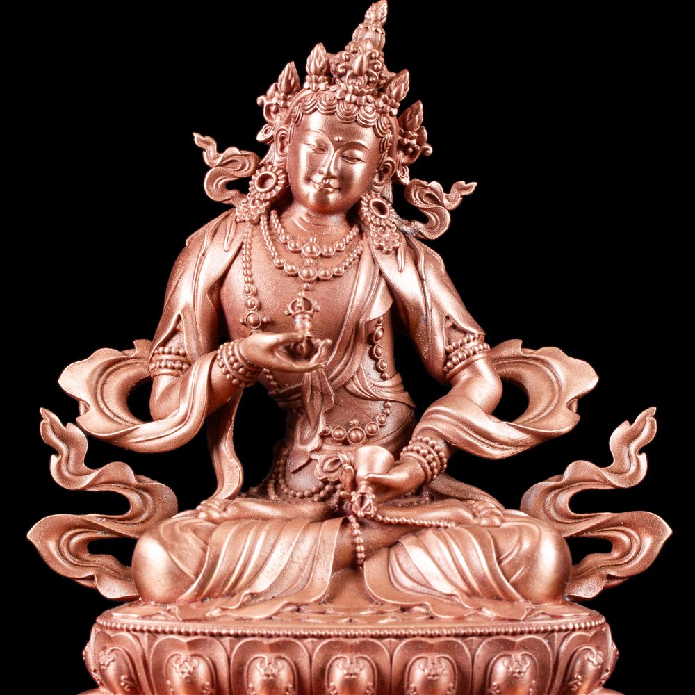 Статуэтка Ваджрасаттвы (Дорже Семпа), 10 см, бронзовый цвет, Ваджрасаттва