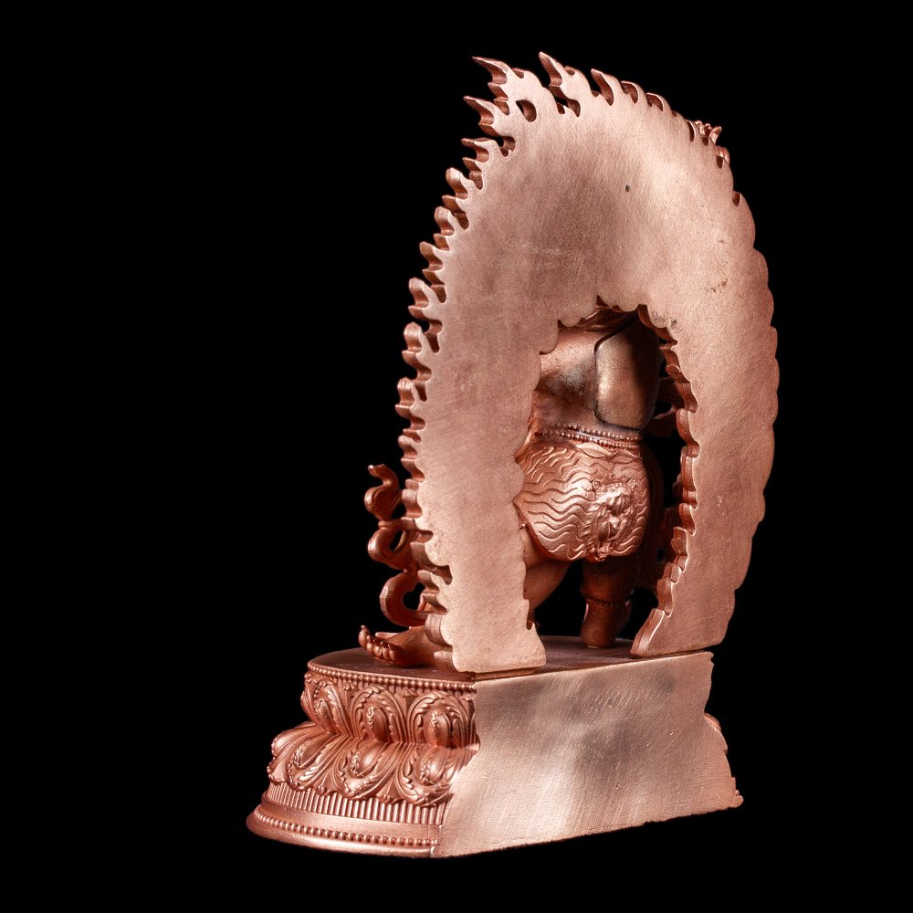 Статуэтка Ваджрапани (бронзовый цвет), 11 см, 13,5 см, Медь, Ваджрапани (уценка) (discounted)