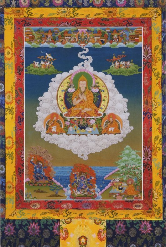 Набор открыток "Буддийская танка" (14,5 х 22 см), 14,5 х 22 см