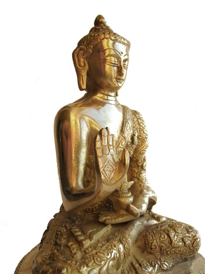 Статуэтка Будды Шакьямуни (абхая-мудра), 22 см