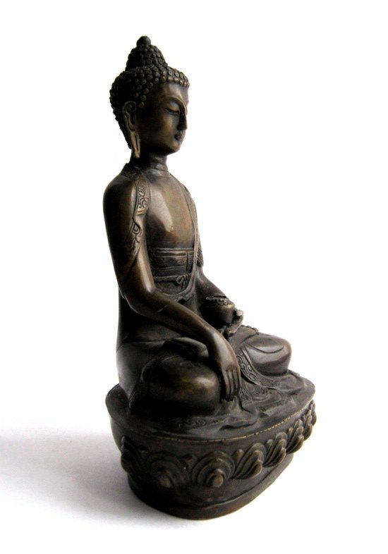 Статуэтка Будды Шакьямуни (бхумиспарша-мудра), 20 см