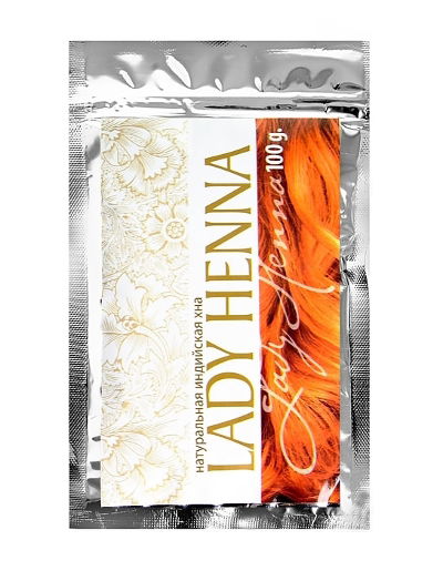 Натуральная индийская хна Lady Henna, 100 г