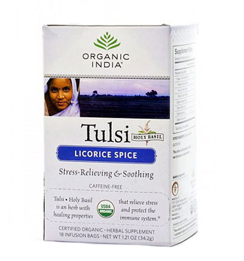 Чайный напиток базиликовый с лакрицей Tulsi Licorice Spice (18 пак.)