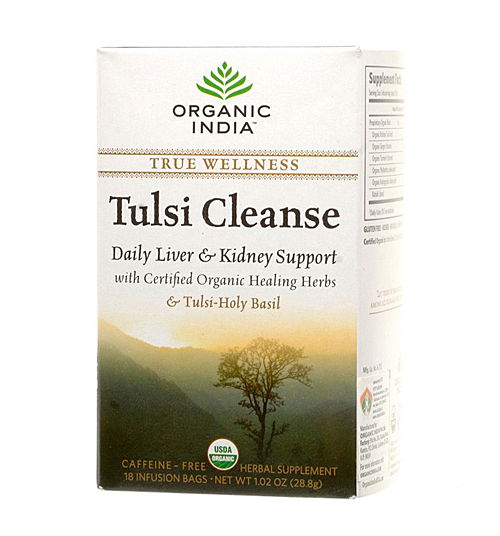 Чайный напиток базиликовый очищающий Tulsi Cleanse (18 пак.)