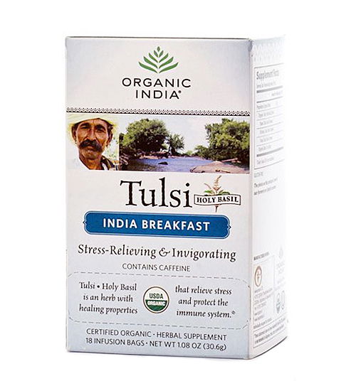 Чайный напиток базиликовый Индийский завтрак Tulsi India Breakfast (18 пак.)