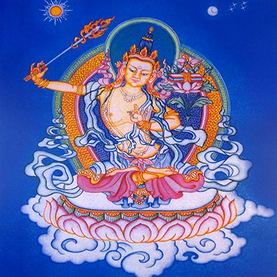 Плакат Манджушри (30 x 30 см)