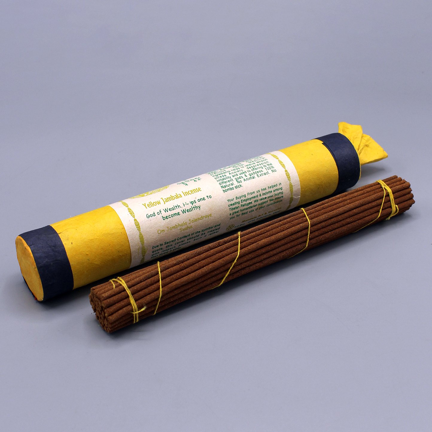 Купить Благовоние Желтый Дзамбала, 25 палочек по 21 см (уценка) в интернет-магазине Ариаварта