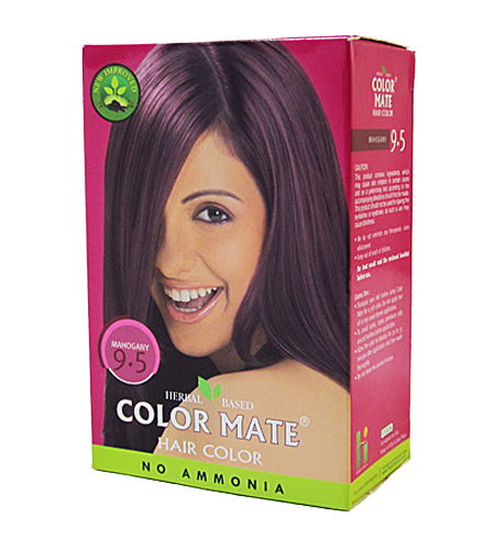 Краска для волос Color Mate Hair Color (тон 9.5, цвет красное дерево)