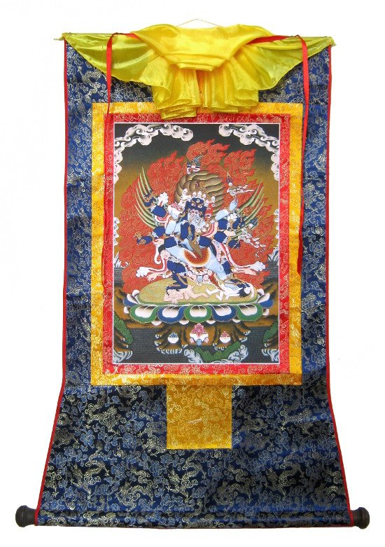 Тханка Ваджракилая (печатная), 57 х 90 см, изображение: 31 х 44 см