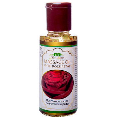 Масло с лепестками Розы (Massage Oil with Rose Petals) 100 мл