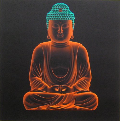 Плакат Будда 3D (30 x 30 см)